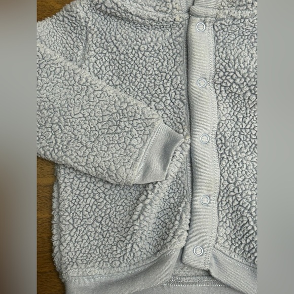 Carters 12 Months Light Blue Sweater Hooded Bear Ears (0245) - Picture 4 of 7